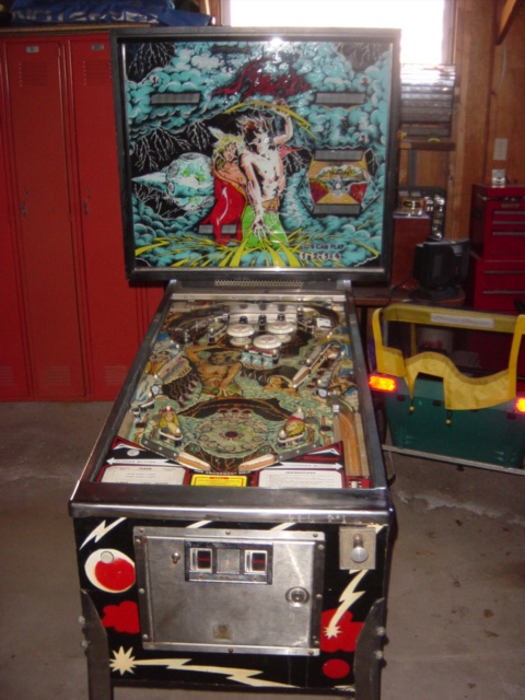 1973 Oxo WilliamsPinball Machine  Pinball, Pinball machine, Pinball  wizard