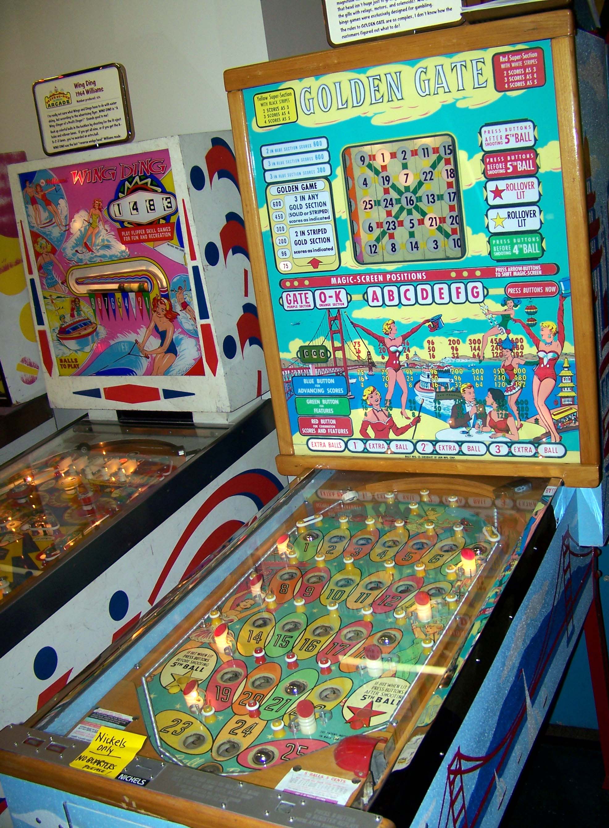 Bingo pinball for sale shop
